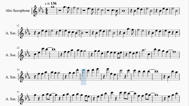 Alto Sax Sheet Music: How To Play Fairy Tale 童話 By Michael Wong 光良