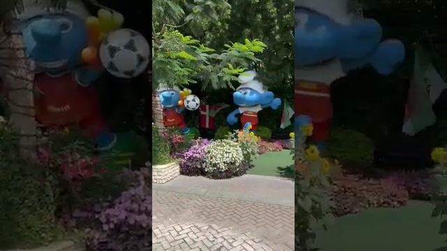 прекрасней места не найти.Сад цветов.Дубай.