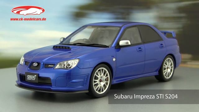 Ck-modelcars-video: Subaru Impreza STI S204 Baujahr 2006 OttOmobile