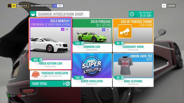 Forza Horizon 4 Forzathon Shop - I Made Some Mistakes + Forzathon Points Forza Horizon 4 (FH4)