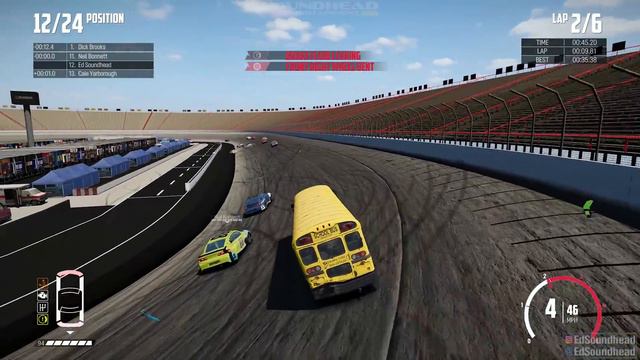 A BUS VS NASCAR Cup Cars At Bristol! | Wreckfest