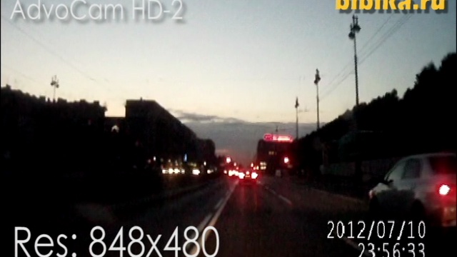 Тест видеорегистратора AdvoCam HD-2 и камеры GoPro HERO2