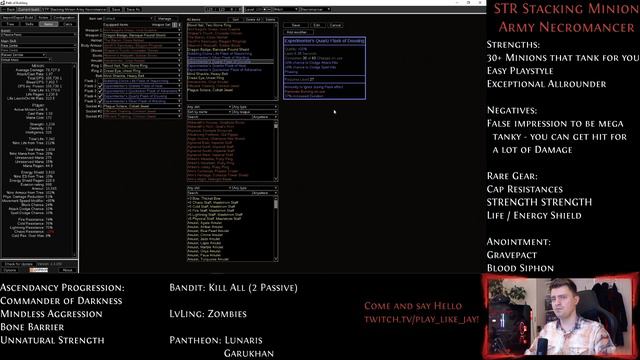 [PoE] [Guide] Minion Army Necromancer 3.9 Metamorph #StarterBuild | 30+ Minions! [play_like_jay]