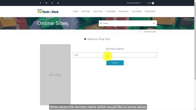 How To Use ? - Website Ping Test