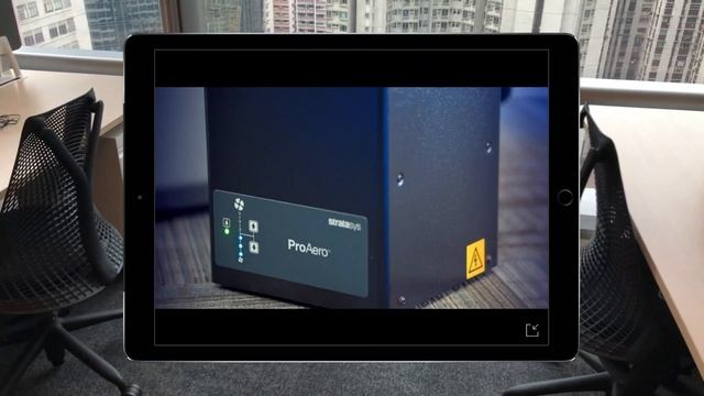 The Stratasys 3D Printing AR App For The J55 3D Printer