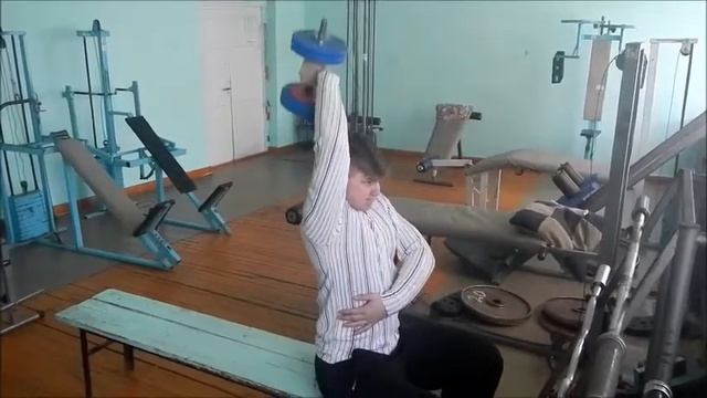 Васильев Стас тренировка рук.