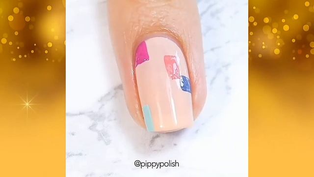 20 идей дизайна ногтей / Простой, красивый маникюр на короткие ногти #8