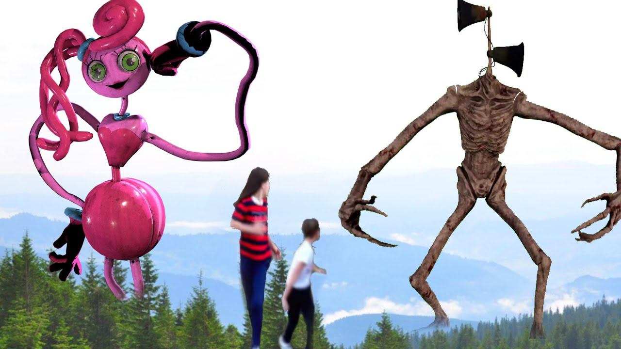 Сиреноголовый и Мамочка длинные ноги пришли за мной Siren Head & Mommy Long Legs