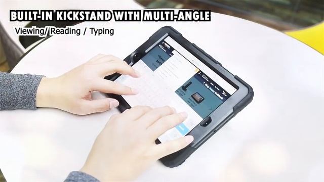 Reviews SEYMAC Stock IPad 7th Generation 10.2 2019 Hand Strap Case With Built-in Screen P.