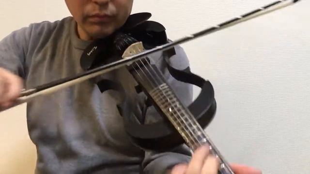 5弦フレットエレキバイオリンの練習（bad Horsie By Steve Vai）