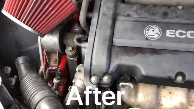 Corsa/astra/meriva 1.4 Z14 XEP - Failing Timing Chain Tensioner Before And After(Timing Chain Noise