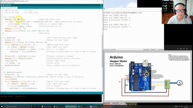 Arduino Stepper Motor W/ User Input (4K)
