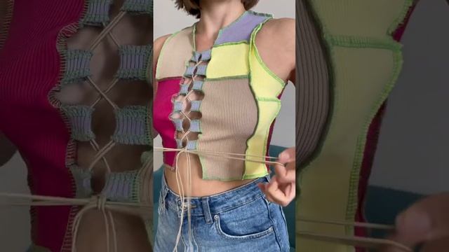 Топ из остатков #пошиводежды#sewing#пэчворк#patchwork#индивидуальныйпошив#ручнаяработа