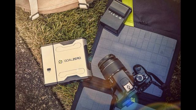 Goal Zero 42005 Sherpa 50 SilverBlack Solar Recharging Kit With Inverter