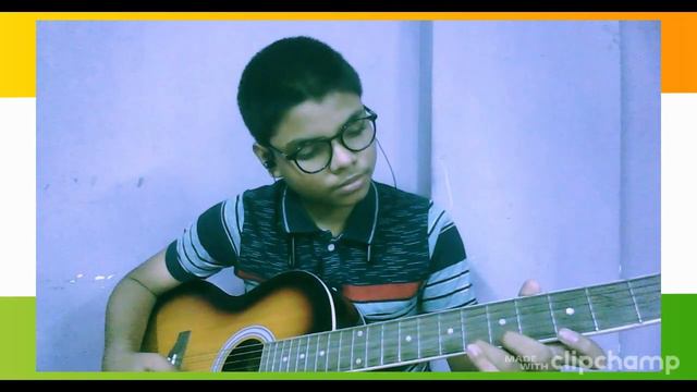 Independence Day National Anthem|Jana Gana Mana| Guitar Cover(Tabs)|Sayantan Dey
