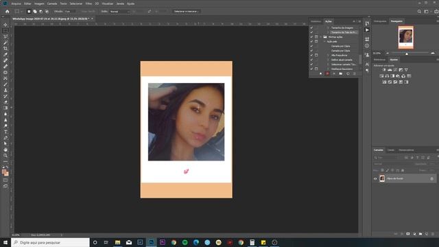 Como Montar Fotos Polaroid No Photoshop