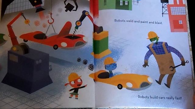 Robots Robots Everywhere!  A Little Golden Childrens Book Read Aloud By Kara Pop