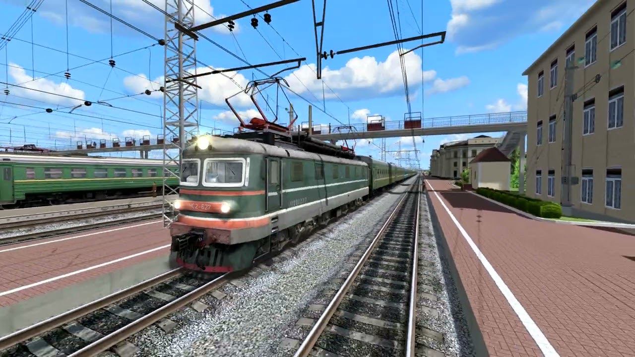 Train Simulator Classic ЧС-2 с поездом №27 Москва-Кисловодск (часть 1)