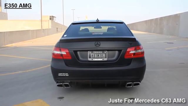 best of Mercedes Benz E63 Exhaust Sound 2017