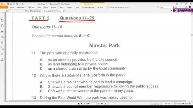 IELTS LISTENING MULTIPLE CHOICE QUESTIONS & GAP FILL QUESTIONS BOOK 15 TEST 2