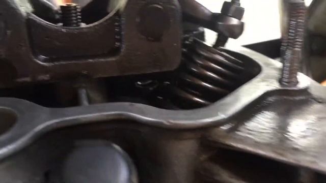 Работа клапанов на 167 моторе