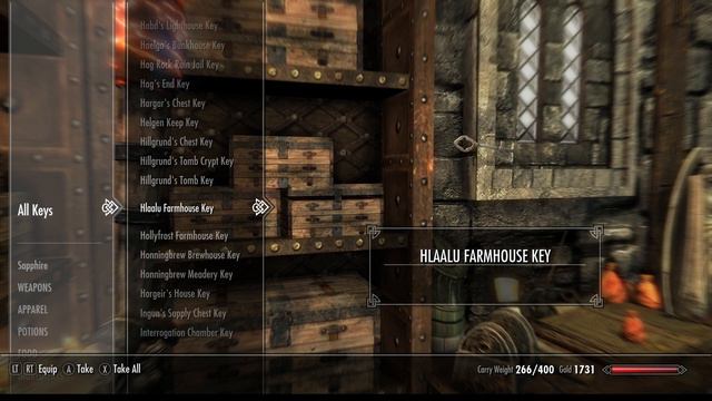 Hlaalu Farmhouse Key