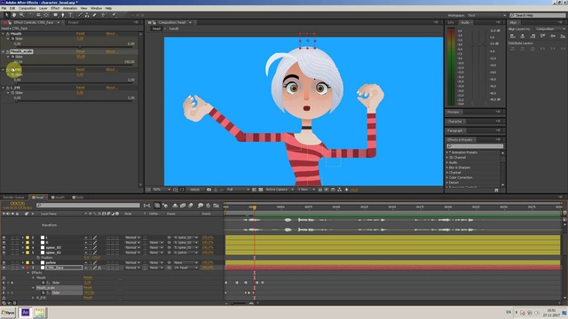 Говорящий персонаж в After Effects  Часть 6