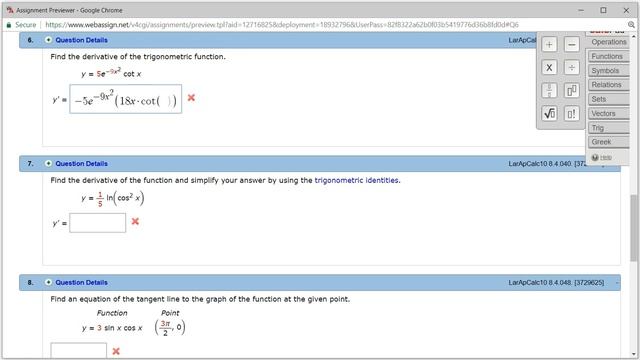 MTH 110 H8.4 #6 (Summer 2018)