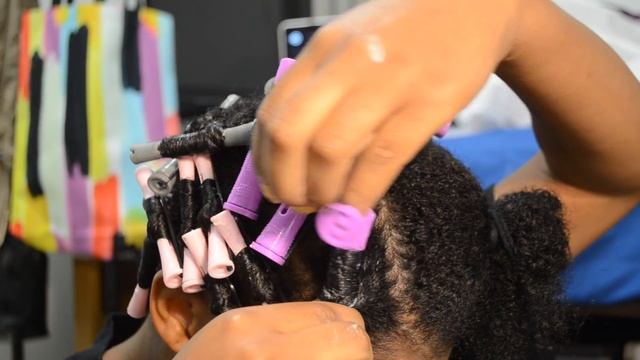 How To | FLUFFY PERM ROD SET ON NATURAL HAIR