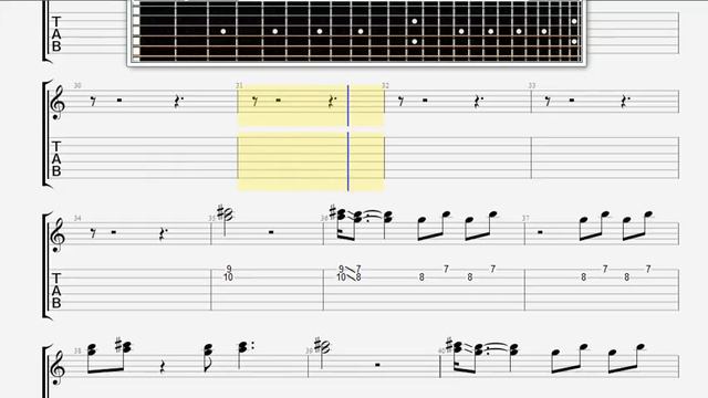 Beatles The   Every Little Thing GUITAR 1 TABLATURE