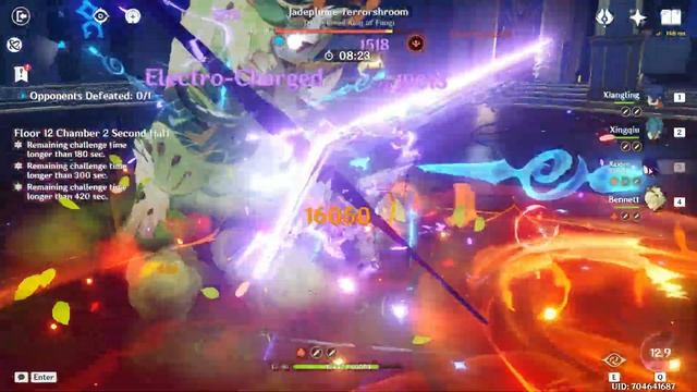 9 Star Patch 4.2 New Spiral Abyss Floor 12 | Raiden National & Furina + Neuvillette | Genshin Impac