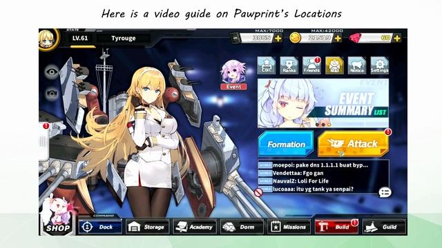 Azur Lane Akashi Pawprint Quest Video Guide