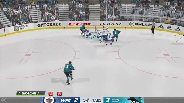 NHL. Карьера за вратаря #13 Второй сезон. Акулы