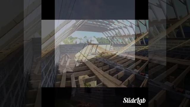 Строительство дома из арболит , лето 2017.