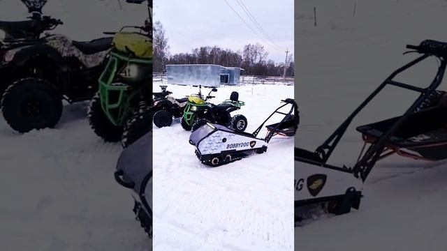 Прокат, аренда снегоходов, квадроциклов с 7 лет БоббиДог