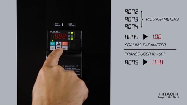 WJ200 -How To Set PID Control- Hitachi Inverters