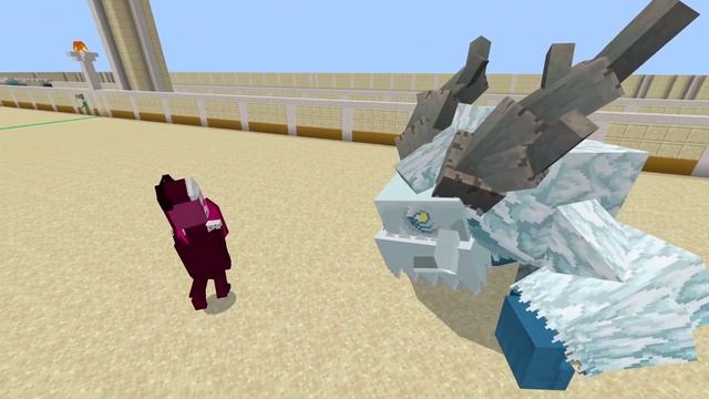 Mowzie's Mobs Vs Friday Night Funkin' (Team Sarvente) | Minecraft Battle (Groovy Fight)