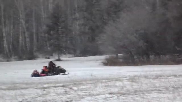 Снегоход Тайга зима 2012