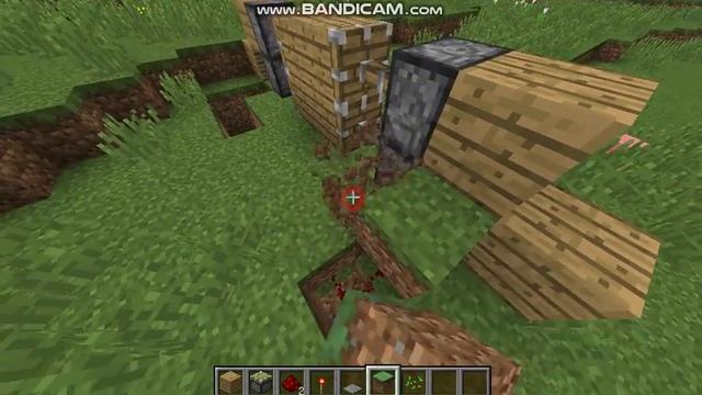 Механические двери в майнкрафт