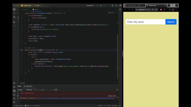 JS-приложения: Погода (Weather App)