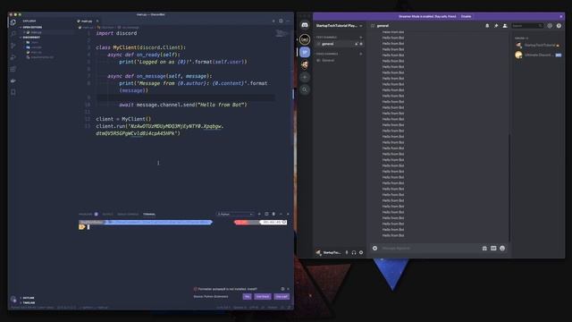 ULTIMATE DISCORD BOT - Episode 2 - Responding To User Messages And Implementing A Command Prefix