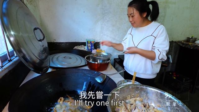 舅公送5條大魚，農村婆媳忙著做好吃的，一家人有說有笑真熱鬧 | 5 Large Fish, Boiled Fish Head And Tofu Soup