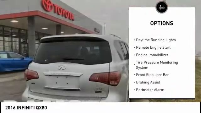 2016 INFINITI QX80 Lee's Summit MO T20188A