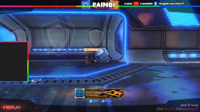 Играем в Rocket League, делаем жесткие комбеки с K1m0s
