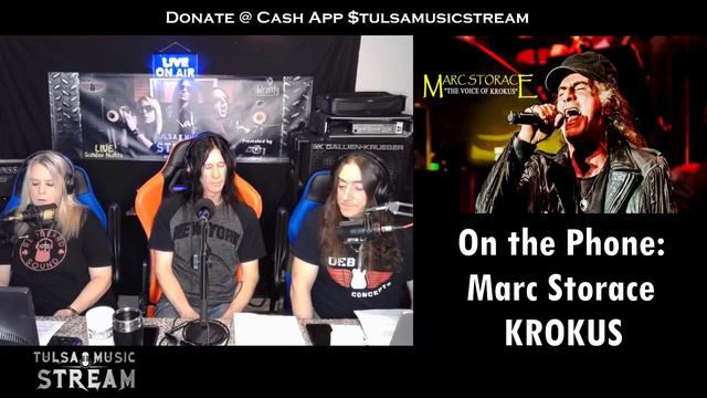 Krokus - Marc Storace Interview On Tulsa Music Stream - Episode 27