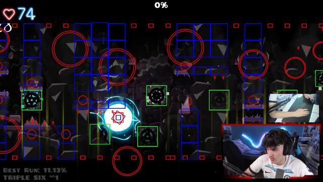 TRIPLE SIX 68% (EXTREME DEMON) #1 | Geometry Dash