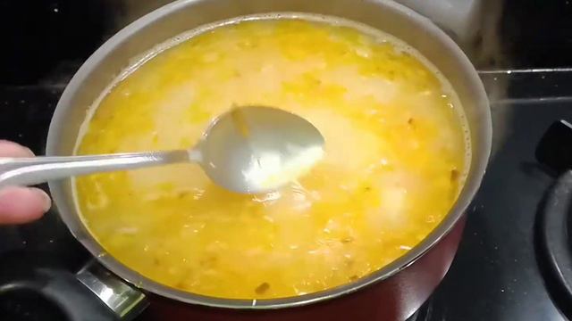 Лёгкий сырный суп