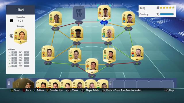 AMAZING 50K HYBRID W/ CHEAP BEASTS! FIFA 19 SQUAD BUILDER