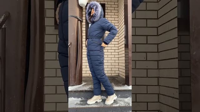 Комбинезон зимний женский