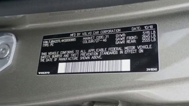 New 2019 Volvo S60 Fort Collins Loveland, CO #K11430